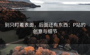别只盯着表面，后面还有东西：P站的创意与细节